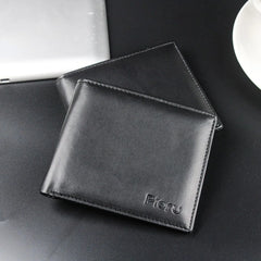 Vintage Men Wallet Oil Wax Leather Coin Zipper Purse