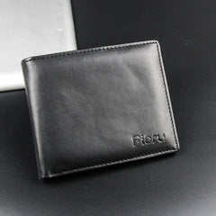 Vintage Men Wallet Oil Wax Leather Coin Zipper Purse