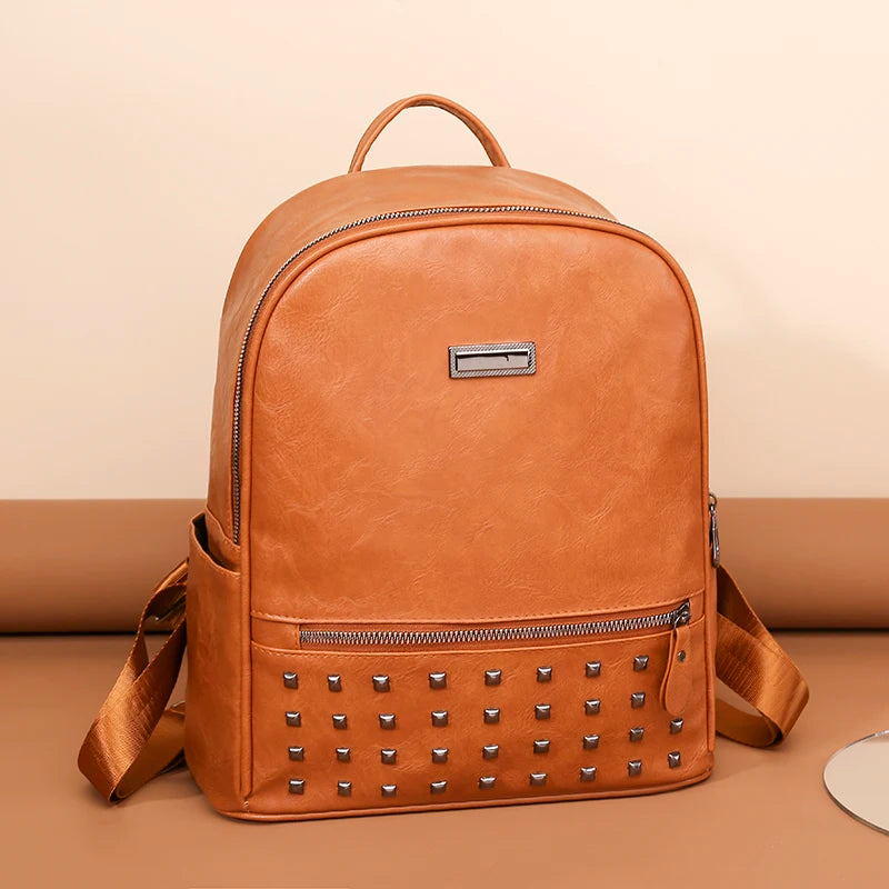 Vintage Womens Backpack Large Capacity School Bag
