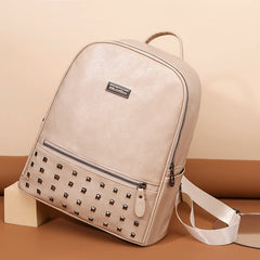 Vintage Womens Backpack Large Capacity School Bag