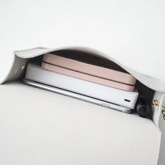 Vintage Women Flap Leather Shoulder Bag Lady Crossbody Messenger Envelop Clutch