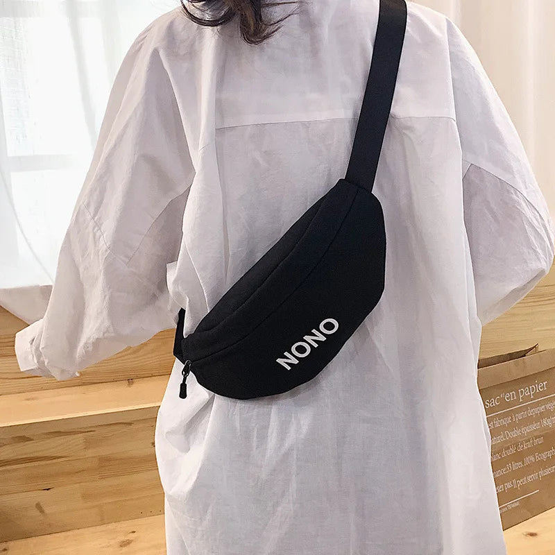 Waist Bag Fanny Pack Women Belt Bags Ptgirl Chest Packs Banana Bags