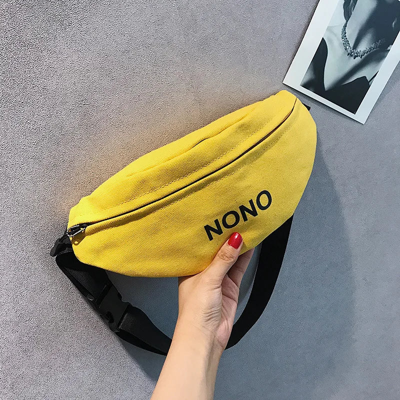 Waist Bag Fanny Pack Women Belt Bags Ptgirl Chest Packs Banana Bags