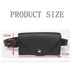 Vintage Women Waist Bag PU Leather Fanny Pack Phone Pouch Chest Bag C28