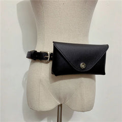 Vintage Women Waist Bag PU Leather Fanny Pack Phone Pouch