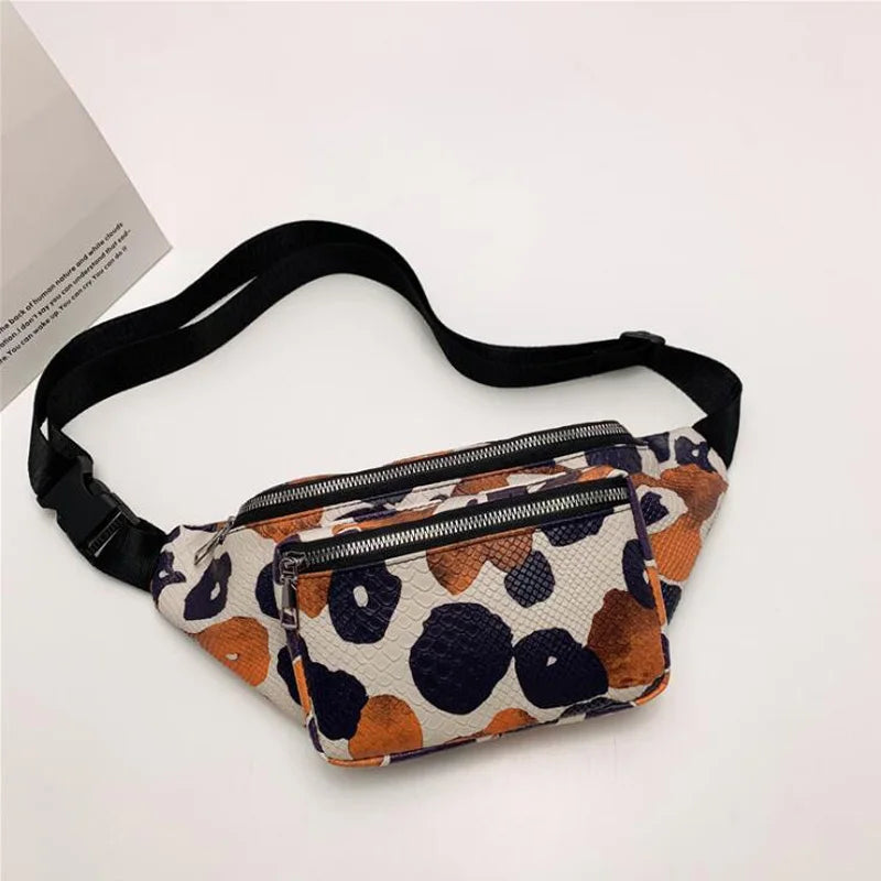 Women's Waist Bag Fanny Pack PU Leather Shoulder Crossbody Bag