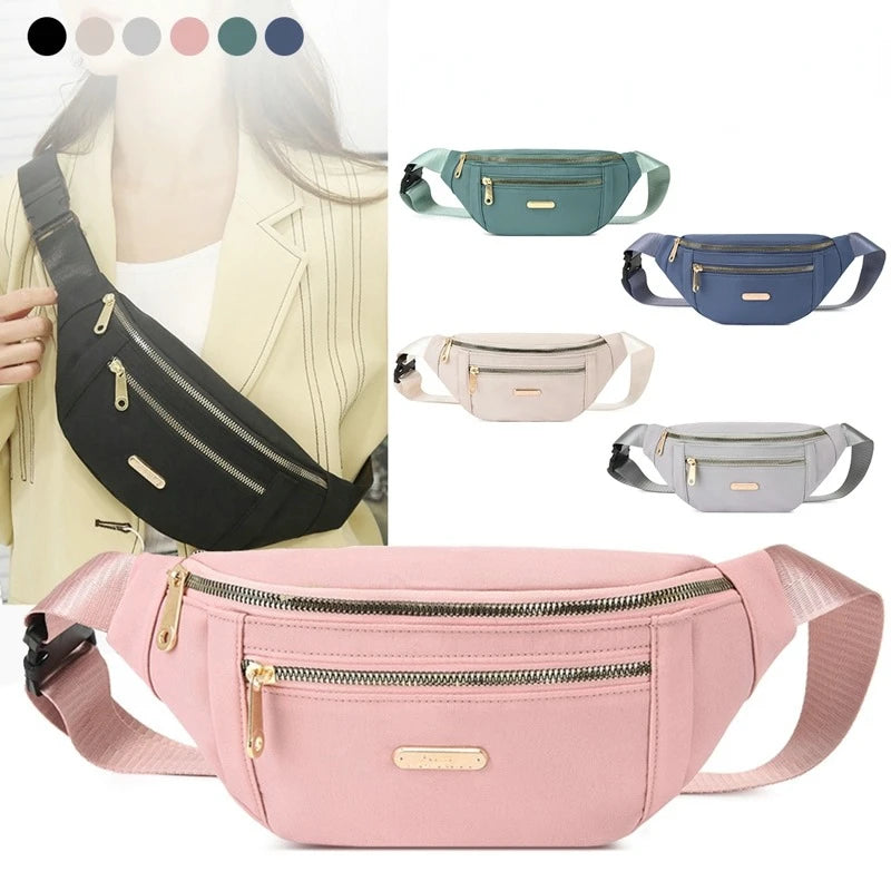 Women's Oxford Waist Bag Shoulder Crossbody Chest Bags