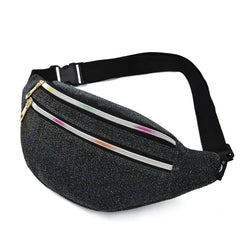 Holographic Fanny Pack Waist Bag Crossbody Chest Phone Pouch