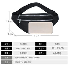 Nylon Waist Pack Bags for Women Fanny Packs Casual Chest Bag