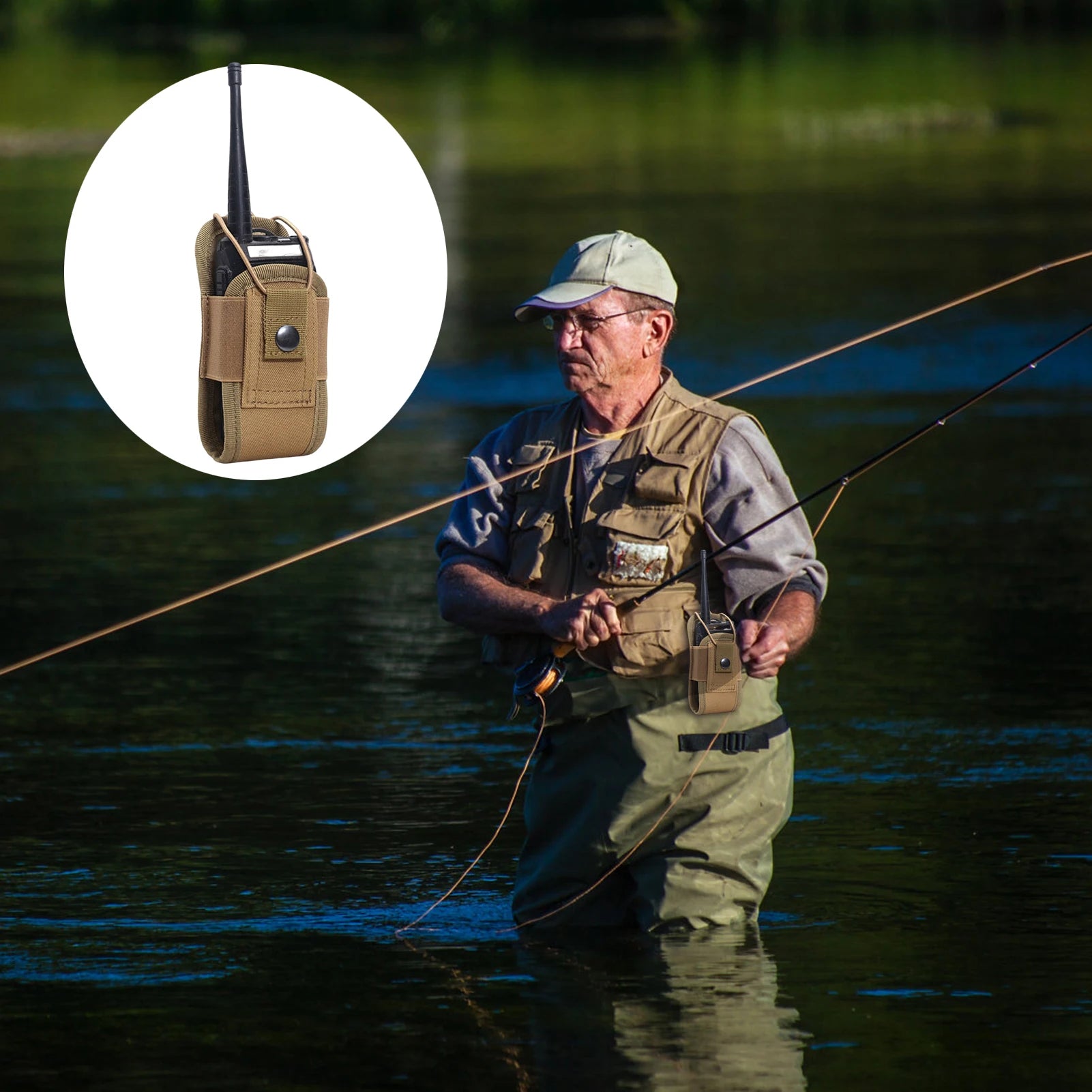 Universal Radio Case Bag for Outdoor Fishing