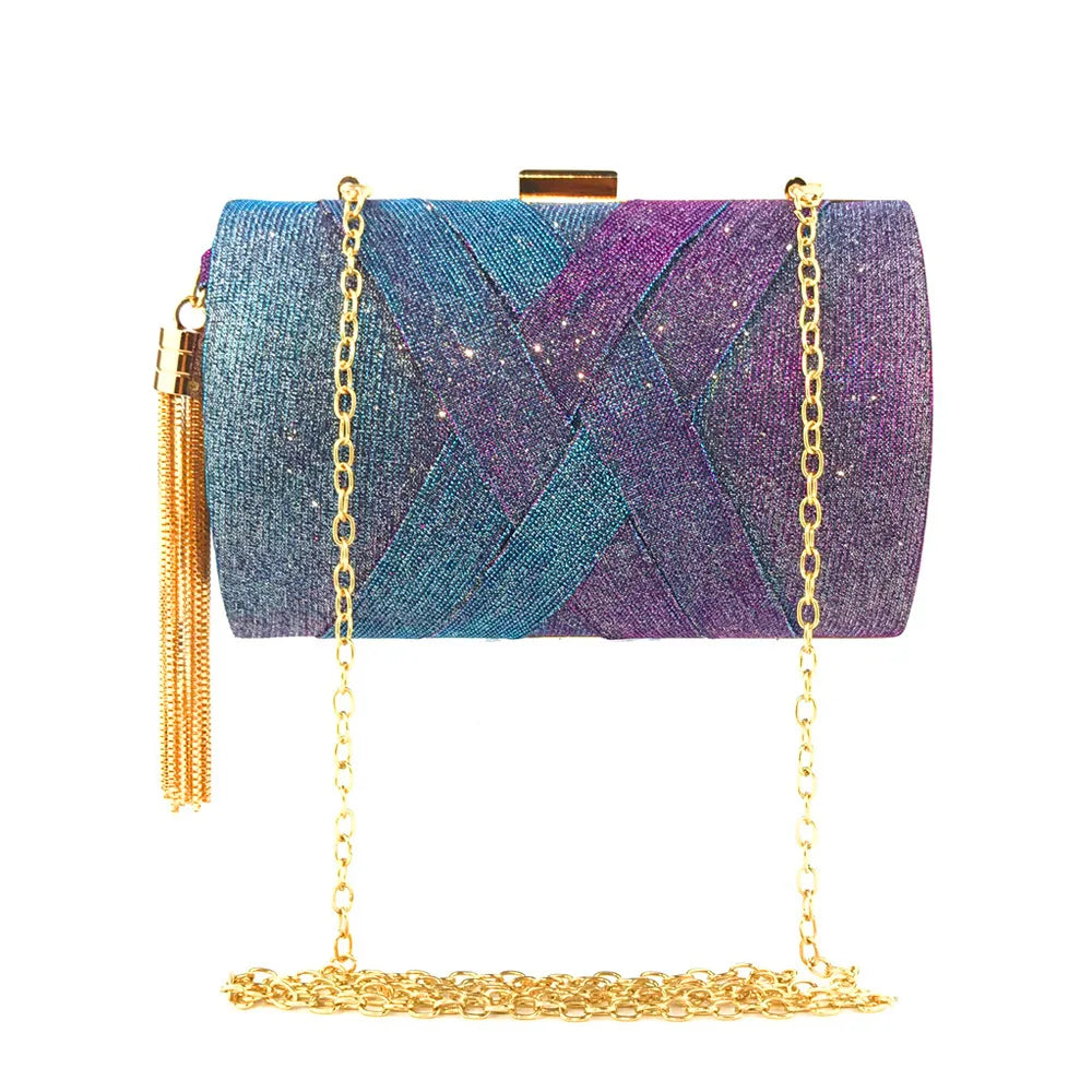 Stylish MultiColor Dinner Bag Evening Women Bridal Party Prom Clutch Purse
