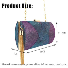 Stylish MultiColor Dinner Bag Evening Women Bridal Party Prom Clutch Purse