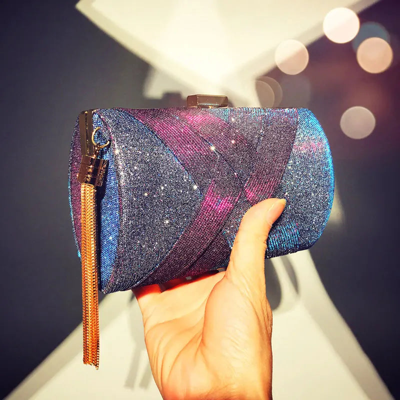Stylish MultiColor Dinner Bag Evening Women Bridal Party Prom Clutch Purse