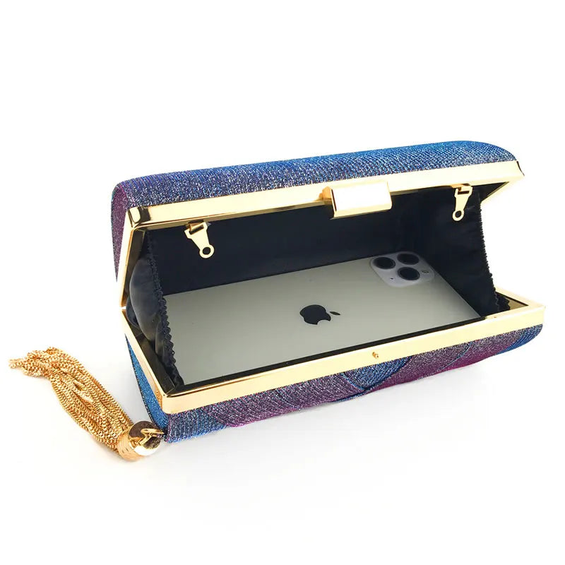 Stylish MultiColor Dinner Bag Evening Women Bridal Party Prom Clutch Purse