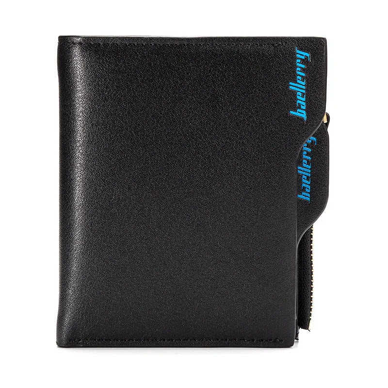 Men Leather Wallet Short Male Clutch Money Bag