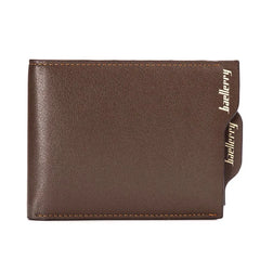 Men Leather Wallet Short Male Clutch Money Bag
