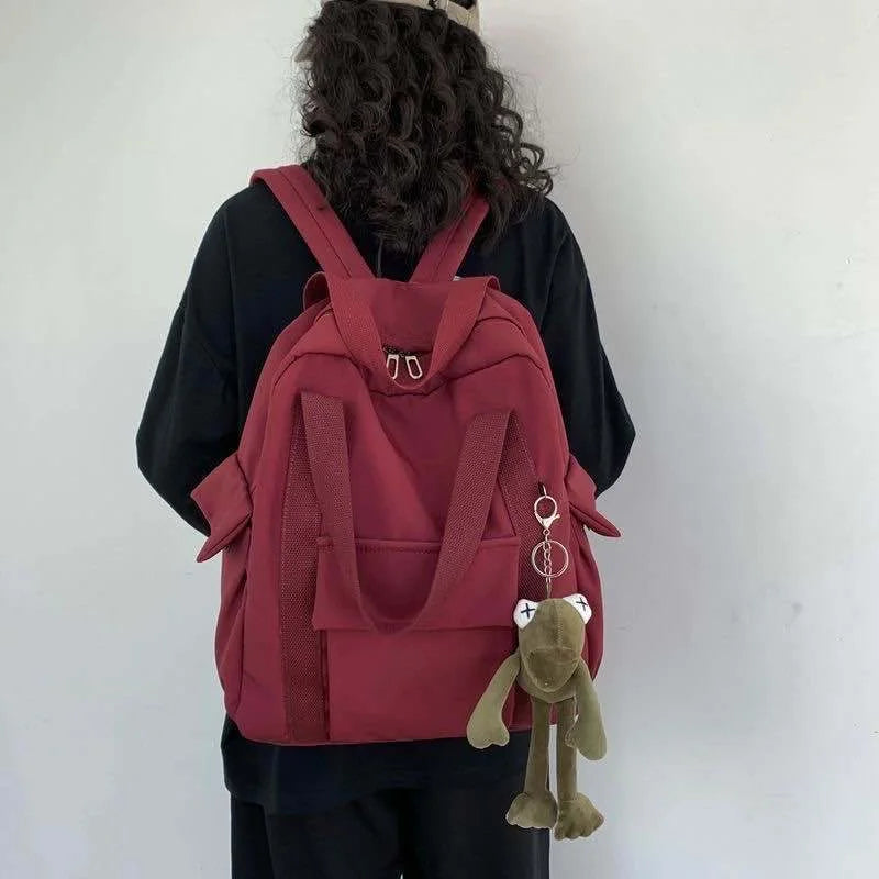 Waterproof Large-capacity Women Backpack for Campus School, College Style Bag