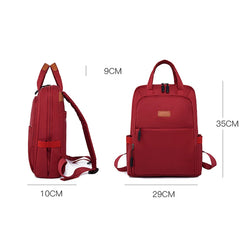 Waterproof 14'' Laptop Women's Backpack Large Capacity Travel Bags For Girls