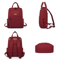 Waterproof 14'' Laptop Women's Backpack Large Capacity Travel Bags For Girls