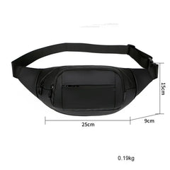 Waterproof Waist Bag Men Chest Pack Crossbody Travel Fanny Pack