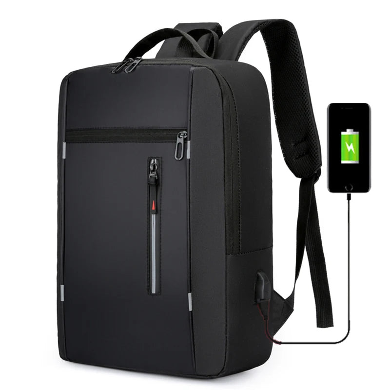 Waterproof USB Business Backpack Men Laptop