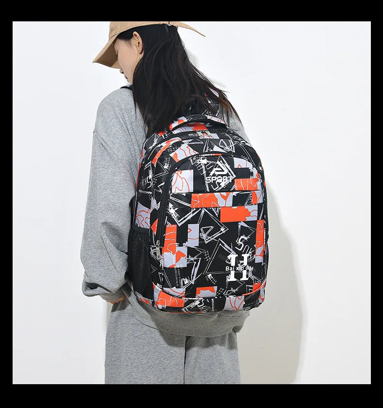 Waterproof Nylon Women Backpack Female Travel Bag Schoolbag for Teenage Girls