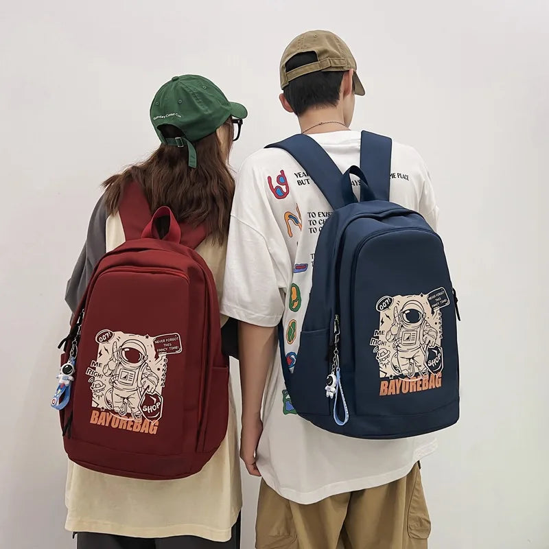 Waterproof Nylon Women Backpack With Travel Bag