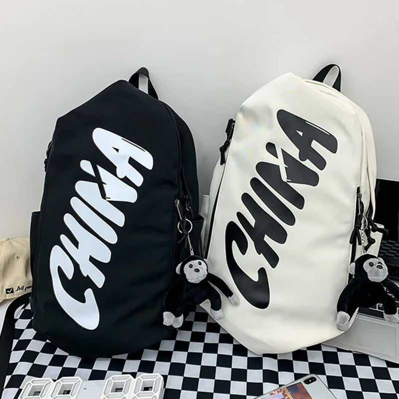 Waterproof Nylon Women Backpack Travel Bag Schoolbag for Girls
