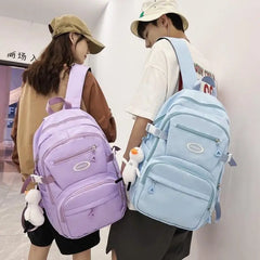 Waterproof Nylon Women Backpack Travel Bag Female