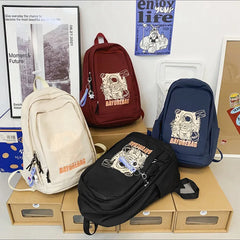 Waterproof Nylon Women Backpack With Travel Bag