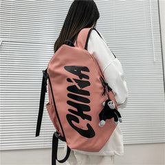 Waterproof Nylon Women Backpack Travel Bag Schoolbag for Girls