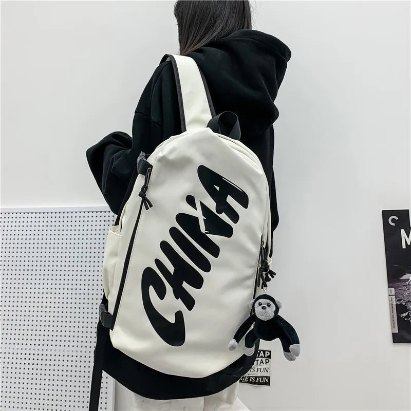Waterproof Nylon Women Backpack Travel Bag Schoolbag for Girls