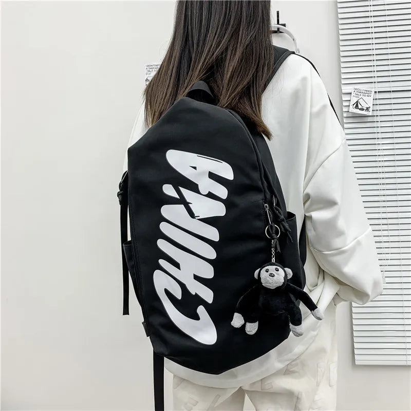 Waterproof Nylon Women Backpack Travel Bag Schoolbag for Girls