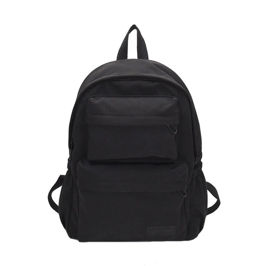Waterproof Nylon Women Backpack Solid Casual Backpack For Teenagers