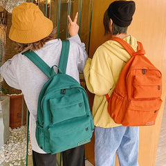Waterproof Nylon Women Backpack Solid Casual Backpack For Teenagers