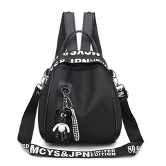 Waterproof Nylon Women Backpack Zipper School Bags For Teenagers Girls