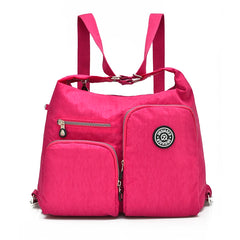 Waterproof Nylon Women Messenger Bag Double Shoulder Bag Handbags