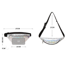 Waterproof Waist Bag Lady Phone Crossbody Bag