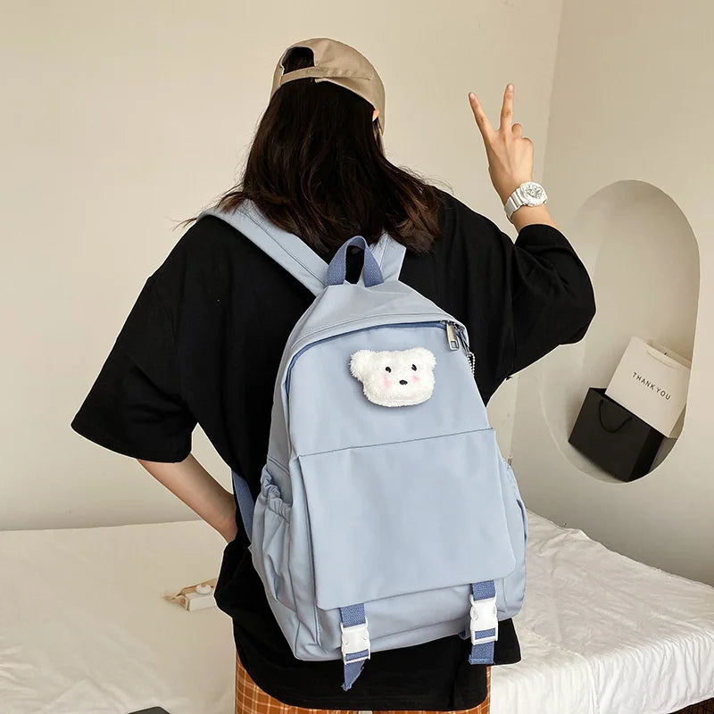 Waterproof Women Backpack Female Schoolbag for Teenage Girls Travel Rucksack