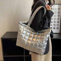 Waterproof Women Nylon Tote Shoulder Bag Large Capacity Handbag Crossbody Bag