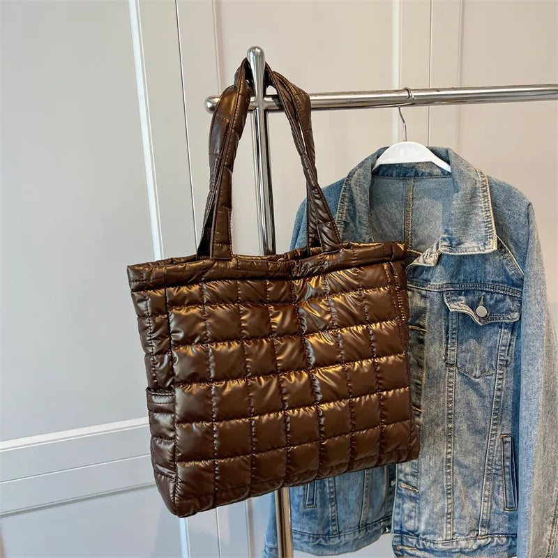 Waterproof Women Nylon Tote Shoulder Bag Large Capacity Handbag Crossbody Bag
