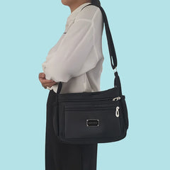 Waterproof Nylon Crossbody Bag for Women Vintage Messenger Bag
