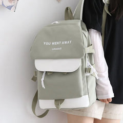 Waterproof Nylon Women Backpack for Teenage Girl Travel High Schoolbag Mochila