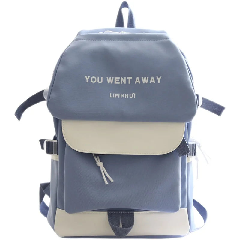 Waterproof Nylon Women Backpack for Teenage Girl Travel High Schoolbag Mochila
