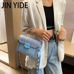 Wide Strap Shoulder Bags Lady Handbags Purses