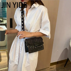 Wide Strap Shoulder Bags Lady Handbags Purses