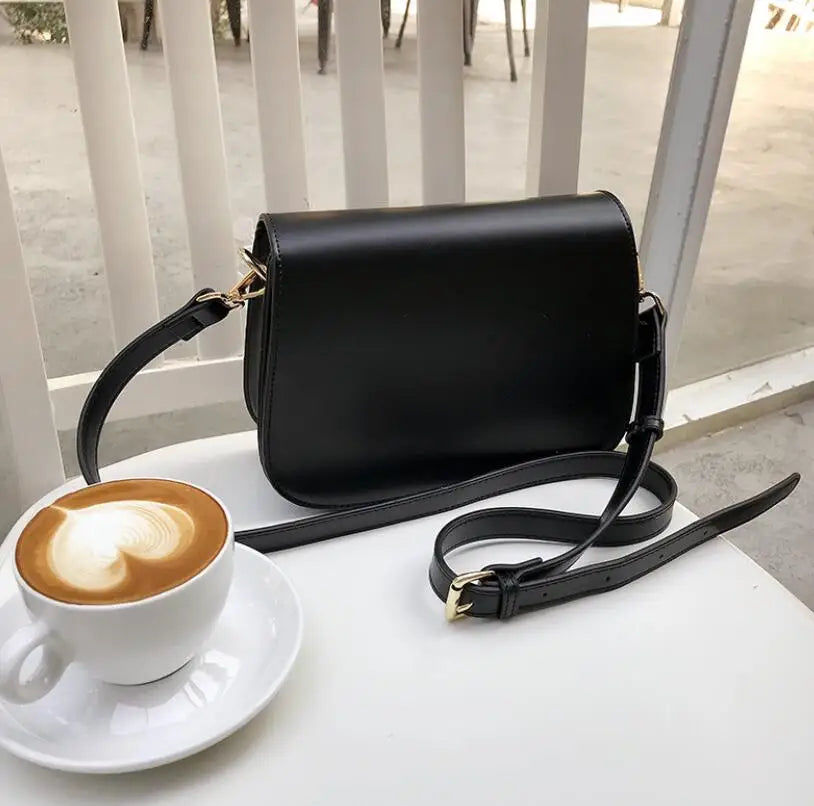 Winter Retro Joker Solid Shoulder Messenger Small Square Bag