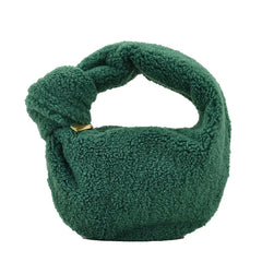 Winter Plush Handbag Purses Women Bag High Cloud Bags Sense of Ladies Dinner Bag