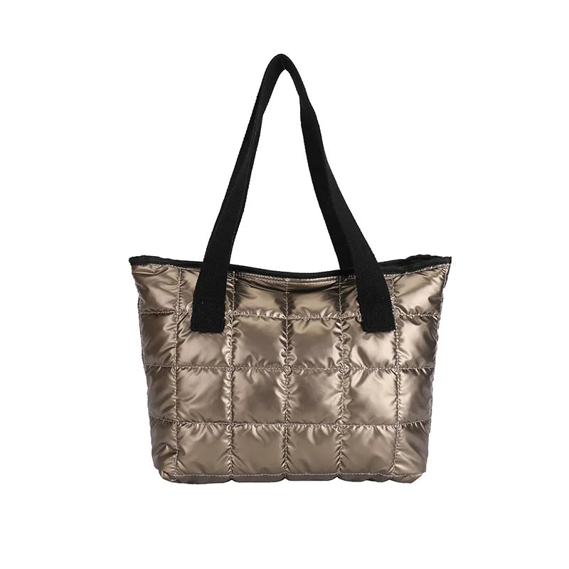 Winter Space Shoulder Bag Large Capacity Commuter Handbag Female Top-handle Bag
