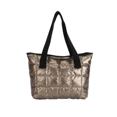 Winter Space Shoulder Bag Large Capacity Commuter Handbag Female Top-handle Bag